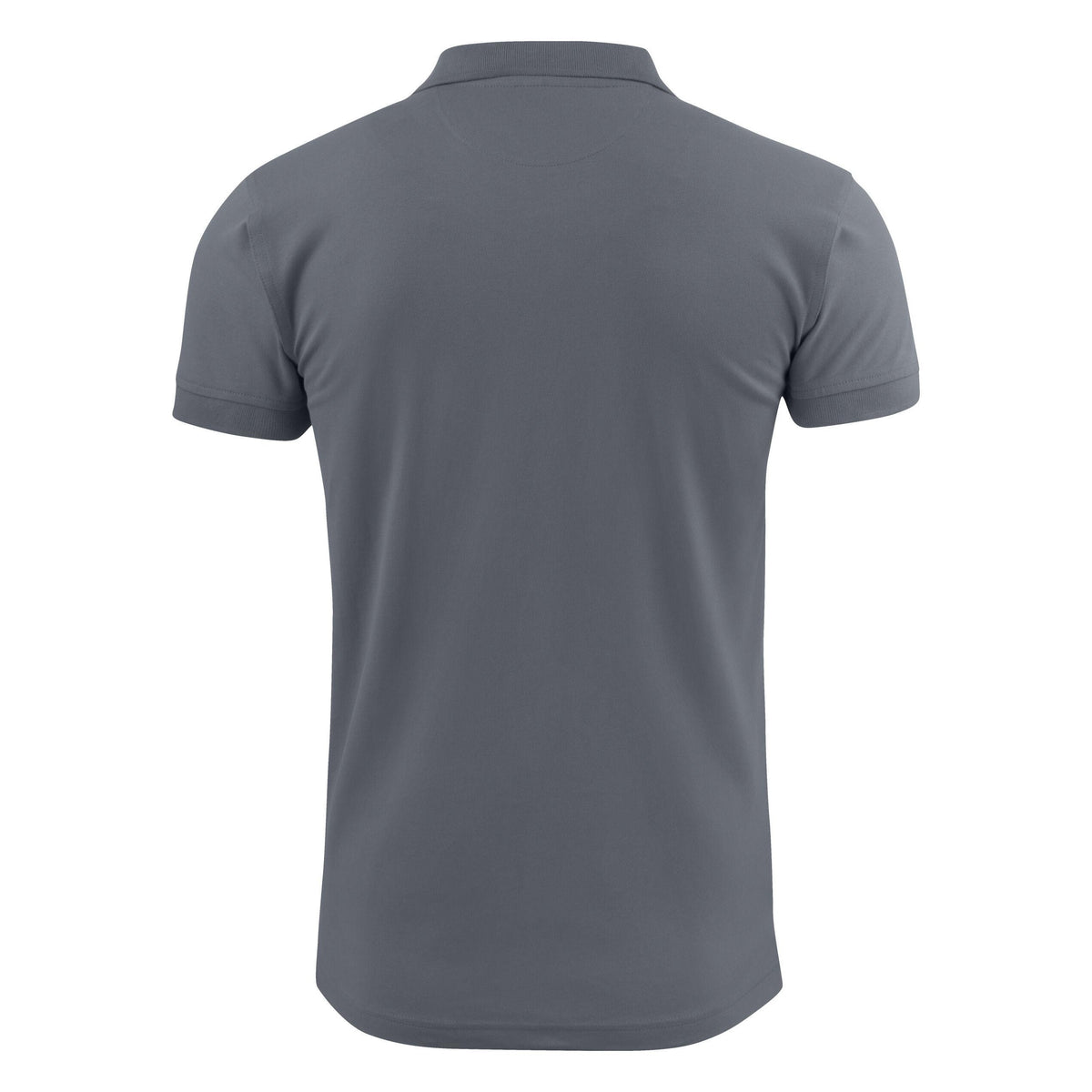 Steel Grey - Side - Printer Mens Surf Stretch Polo Shirt