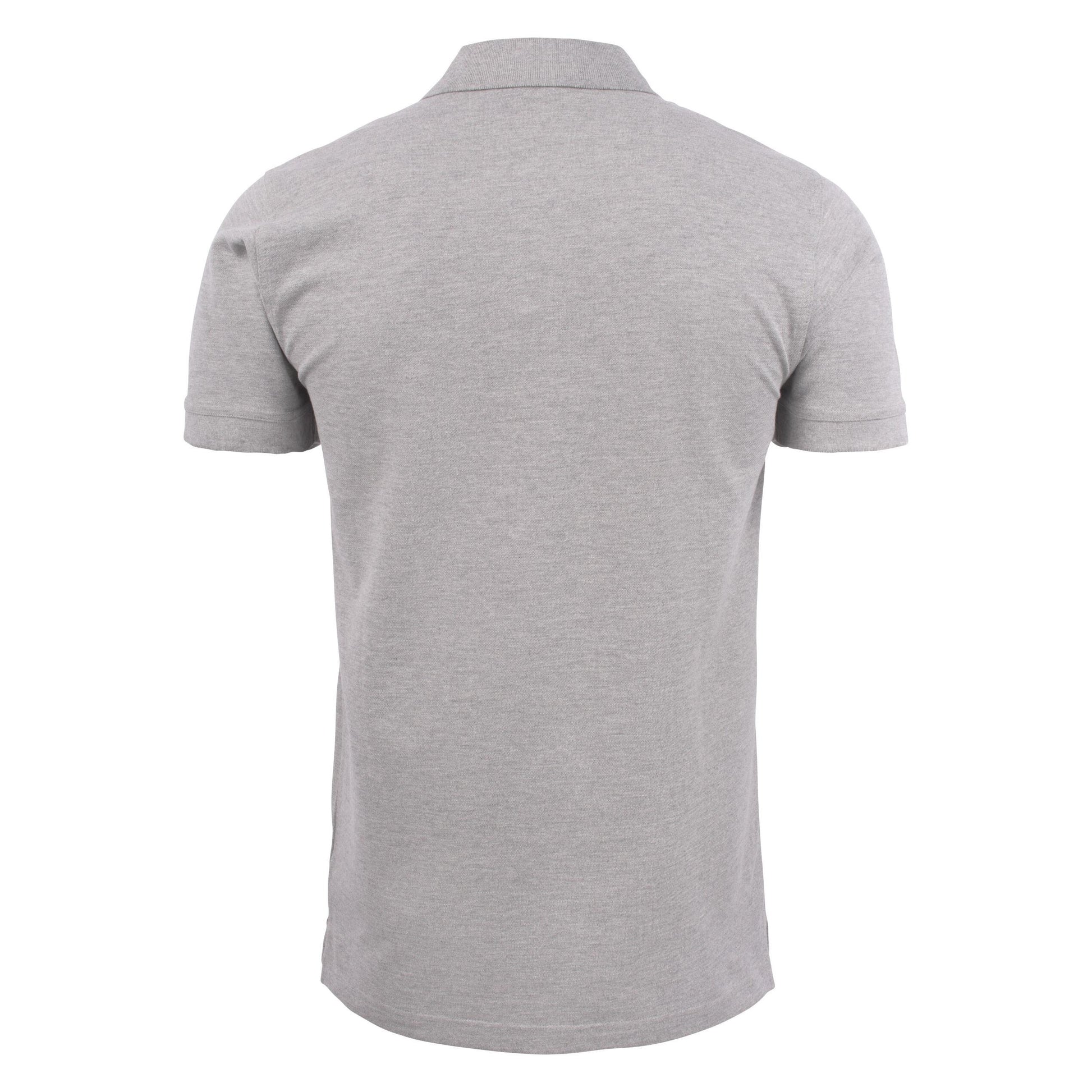 Grey Melange - Lifestyle - Printer Mens Surf Stretch Polo Shirt
