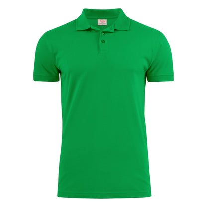 Fresh Green - Back - Printer Mens Surf Stretch Polo Shirt