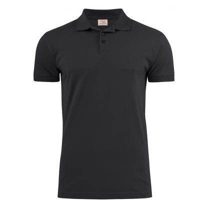 Black - Front - Printer Mens Surf Stretch Polo Shirt