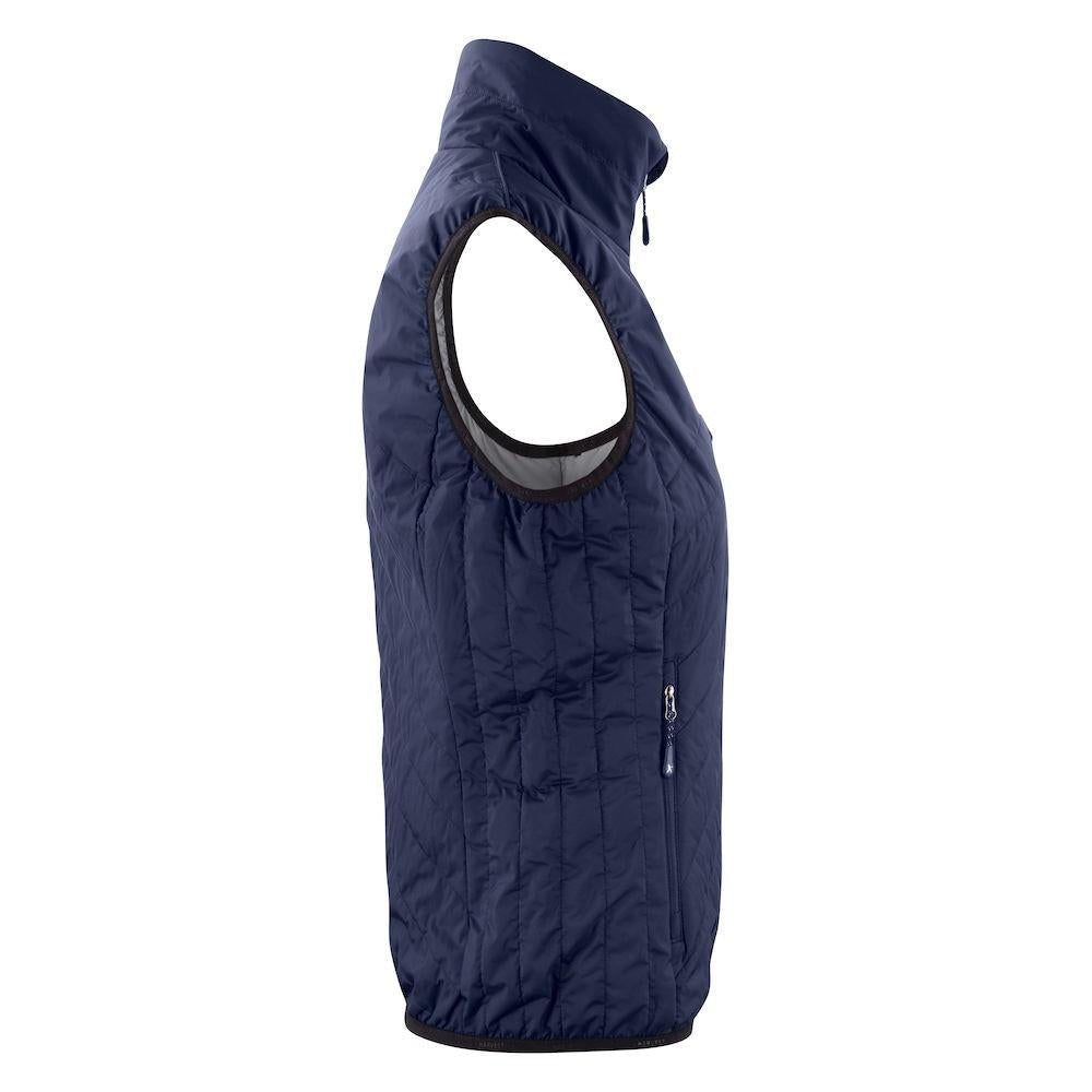 Navy - Side - Harvest Womens-Ladies Deer Ridge Body Warmer