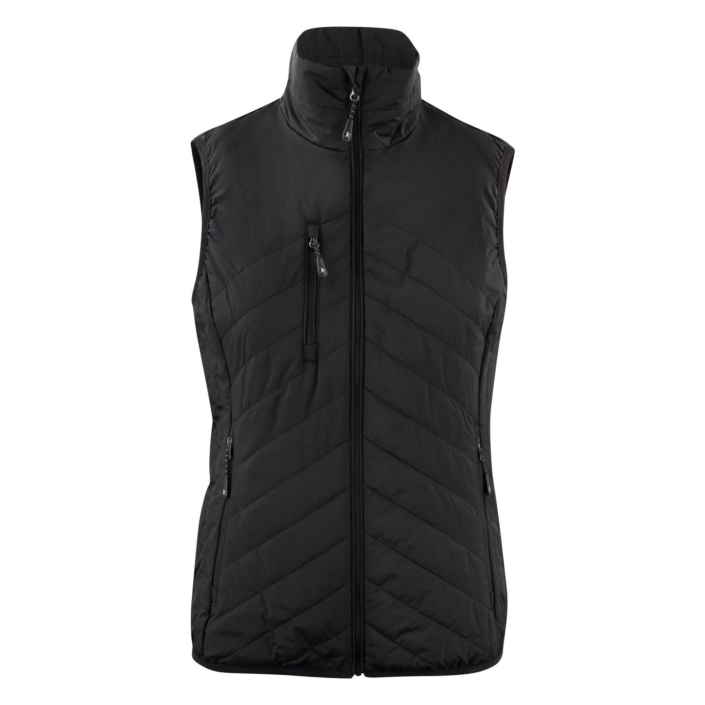 Black - Front - Harvest Womens-Ladies Deer Ridge Body Warmer