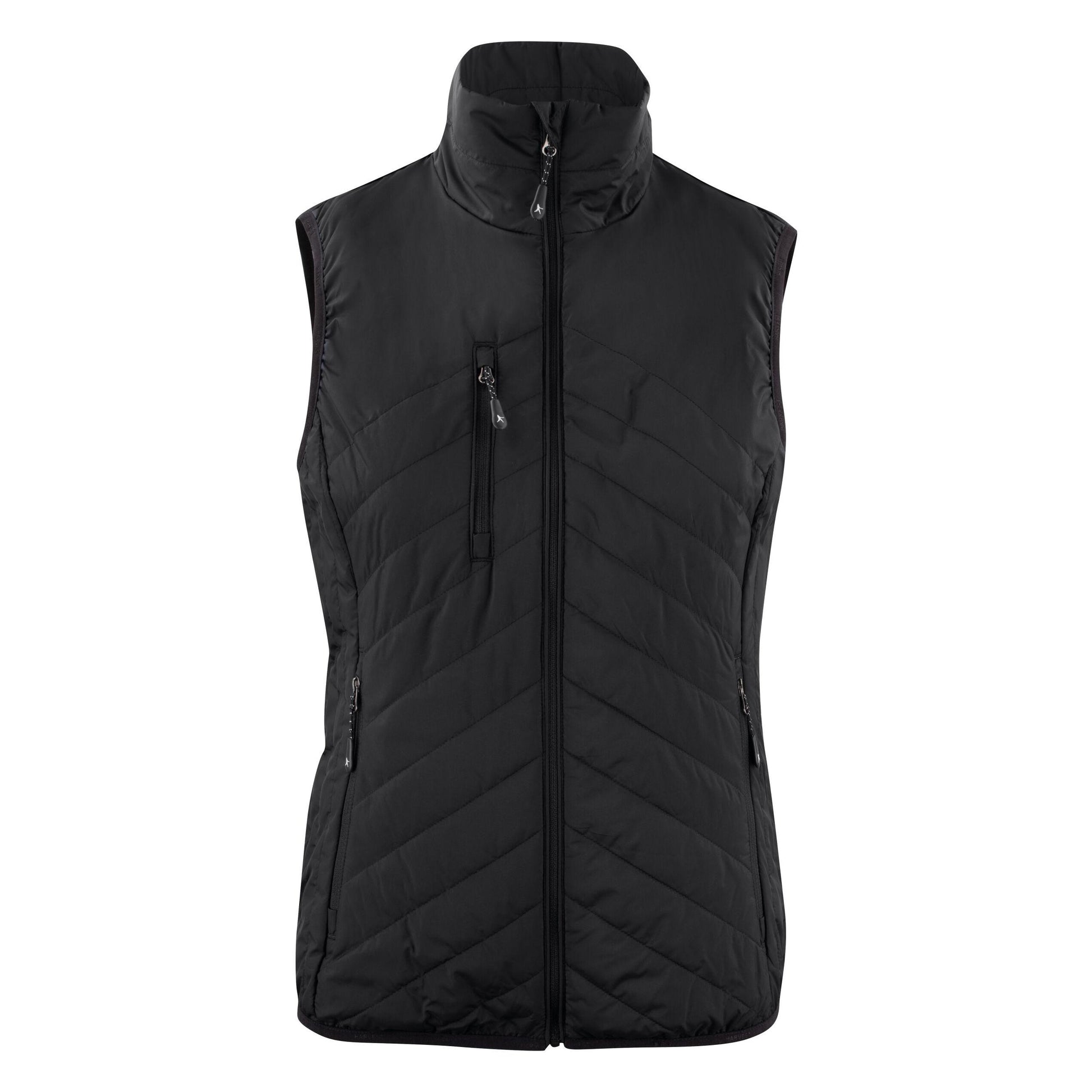 Black - Back - Harvest Womens-Ladies Deer Ridge Body Warmer