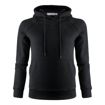 Black - Front - James Harvest Womens-Ladies Hardin Hoodie