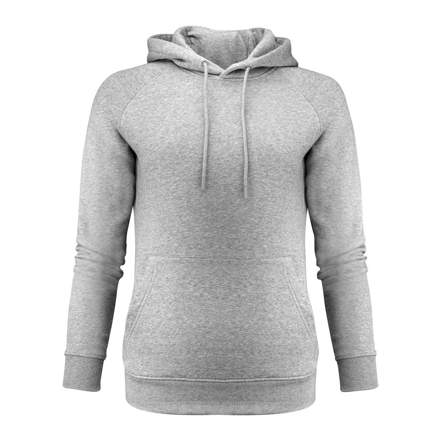Grey Melange - Back - James Harvest Womens-Ladies Hardin Hoodie
