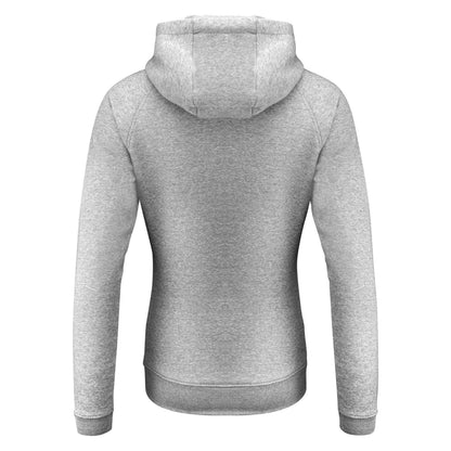 Grey Melange - Side - James Harvest Womens-Ladies Hardin Hoodie