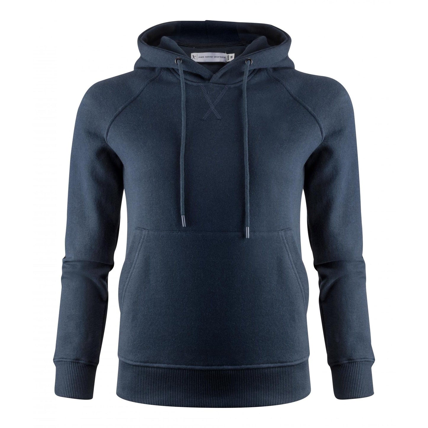 Navy - Front - James Harvest Womens-Ladies Hardin Hoodie