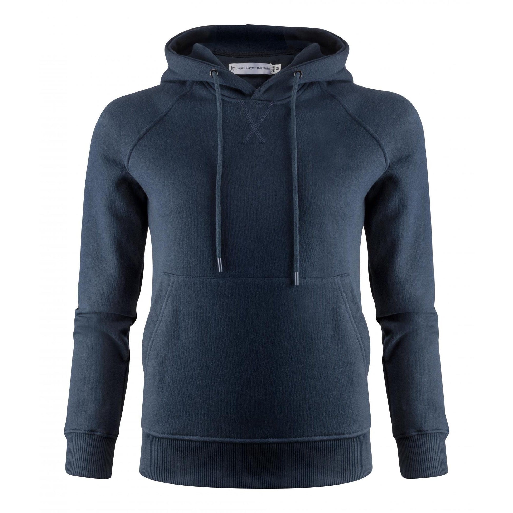 Navy - Front - James Harvest Womens-Ladies Hardin Hoodie