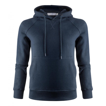 Navy - Front - James Harvest Womens-Ladies Hardin Hoodie