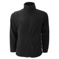 Black - Front - Russell Mens Full Zip Outdoor Fleece Jacket