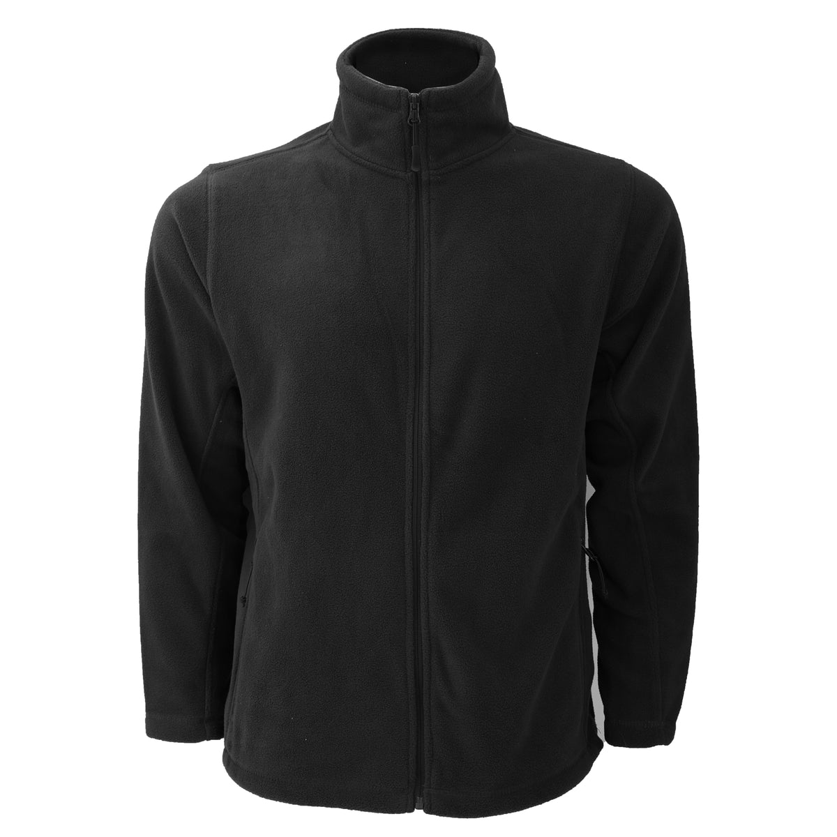 Black - Front - Russell Mens Full Zip Outdoor Fleece Jacket