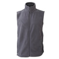 Convoy Grey - Front - Russel Fleece Gilet Jacket - Bodywarmer