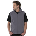 Convoy Grey - Back - Russel Fleece Gilet Jacket - Bodywarmer