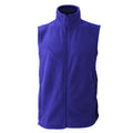 Bright Royal - Front - Russel Fleece Gilet Jacket - Bodywarmer