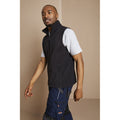 Black - Back - Russel Fleece Gilet Jacket - Bodywarmer