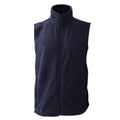 French Navy - Front - Russel Fleece Gilet Jacket - Bodywarmer