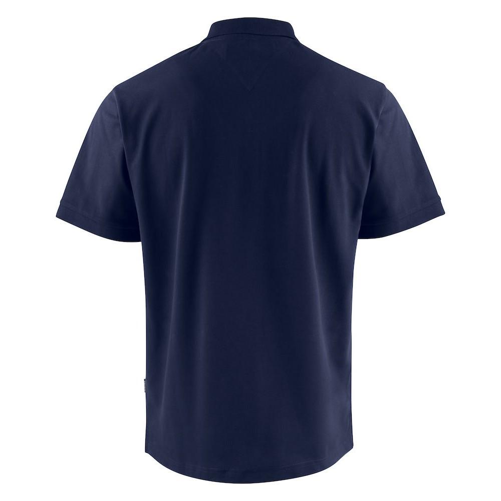 Navy - Back - James Harvest Mens Sunset Polo Shirt