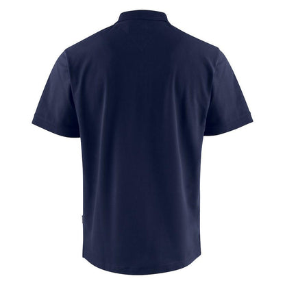 Navy - Back - James Harvest Mens Sunset Polo Shirt