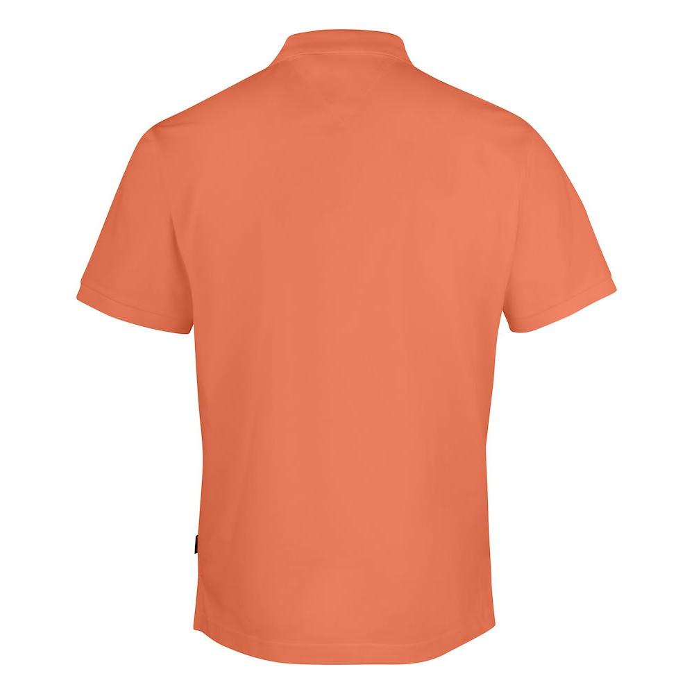 Orange Vintage - Back - James Harvest Mens Sunset Polo Shirt