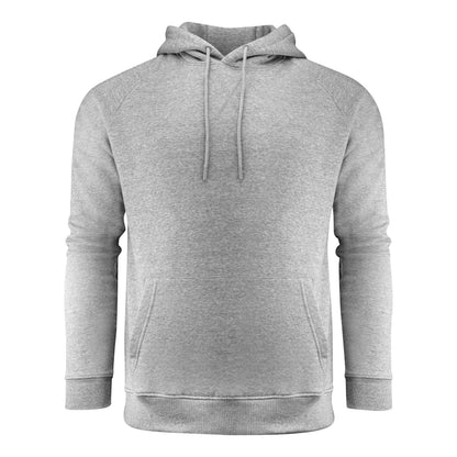 Grey Melange - Back - James Harvest Mens Hardin Hoodie