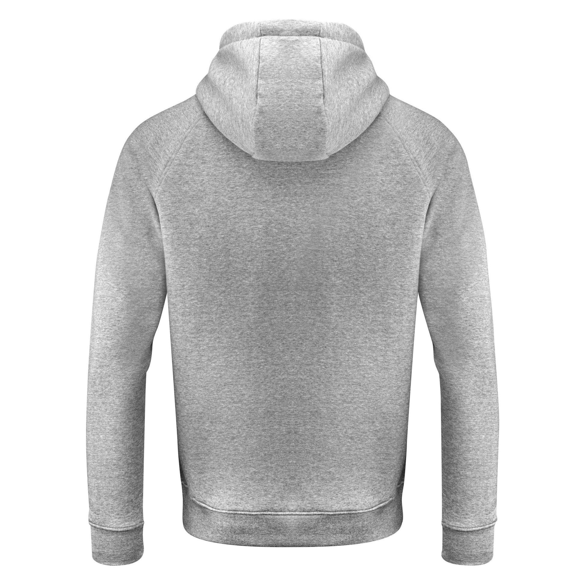 Grey Melange - Side - James Harvest Mens Hardin Hoodie
