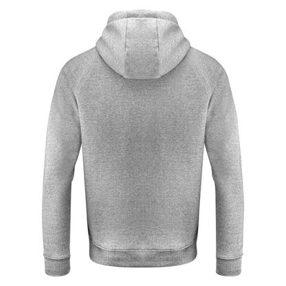 Grey Melange - Side - James Harvest Mens Hardin Hoodie