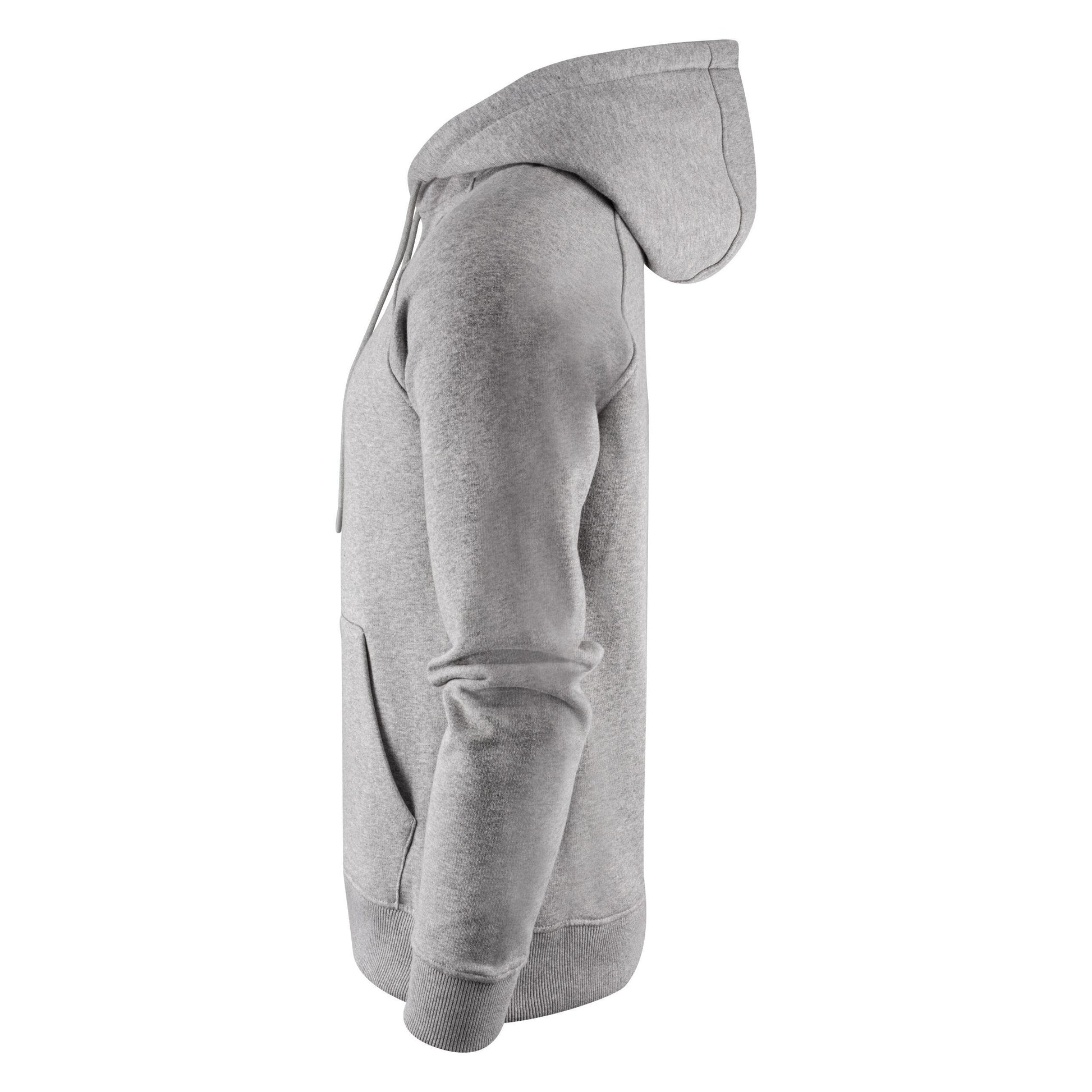 Grey Melange - Pack Shot - James Harvest Mens Hardin Hoodie