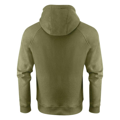 Moss Green - Back - James Harvest Mens Hardin Hoodie
