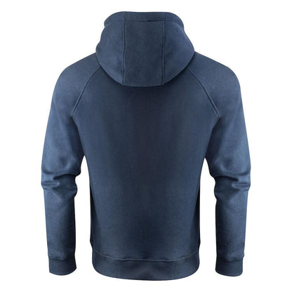 Navy - Back - James Harvest Mens Hardin Hoodie