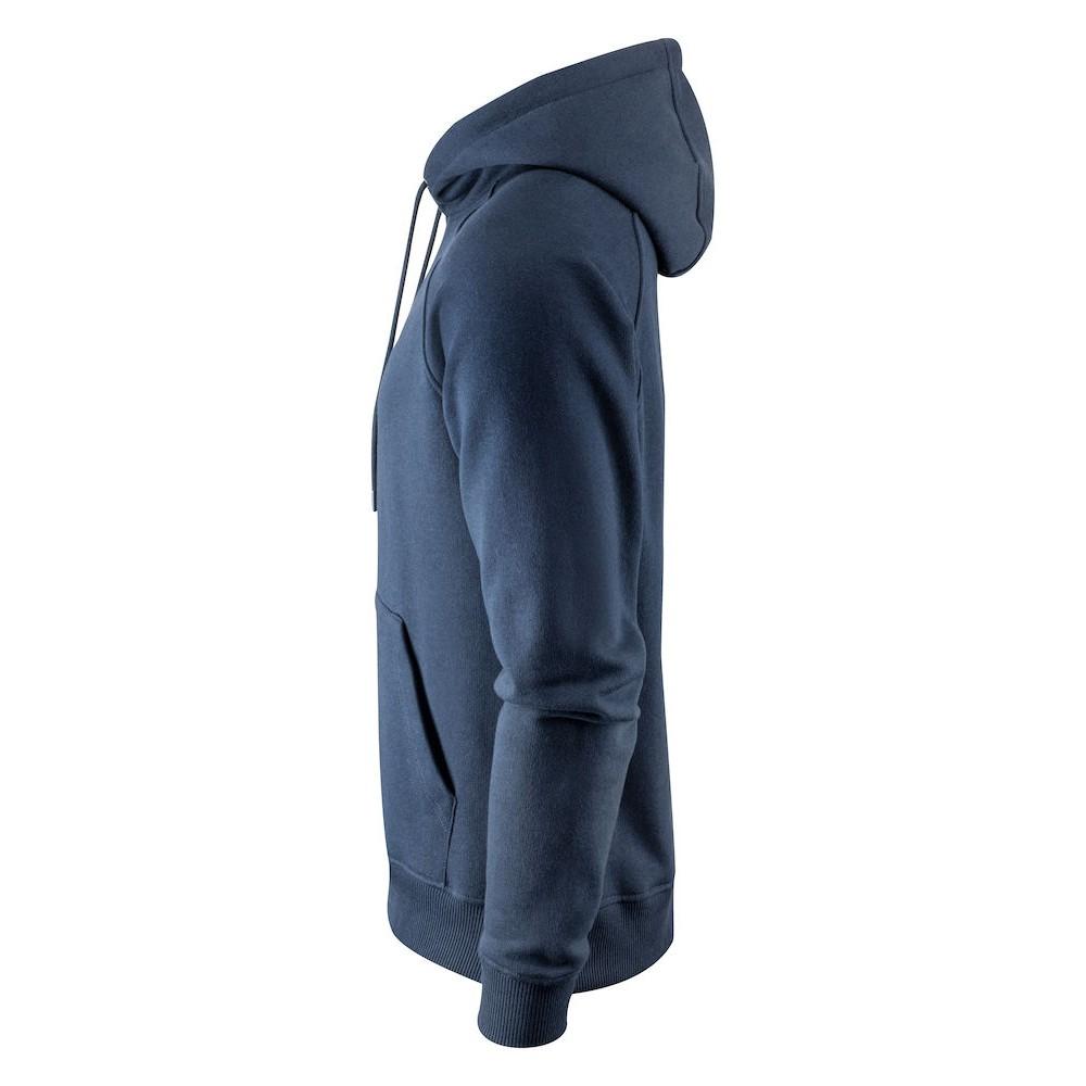 Navy - Side - James Harvest Mens Hardin Hoodie