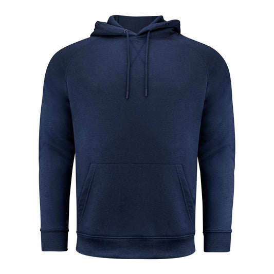 Grey Melange - Front - James Harvest Mens Hardin Hoodie