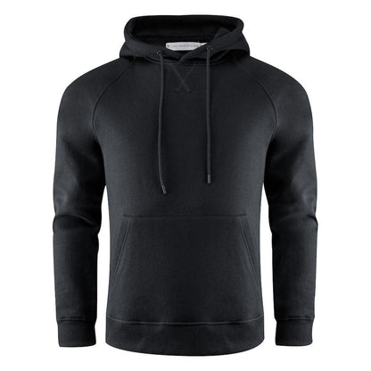 Black - Front - James Harvest Mens Hardin Hoodie