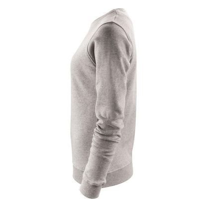 Grey Melange - Lifestyle - James Harvest Womens-Ladies Alder Crew Neck Sweatshirt