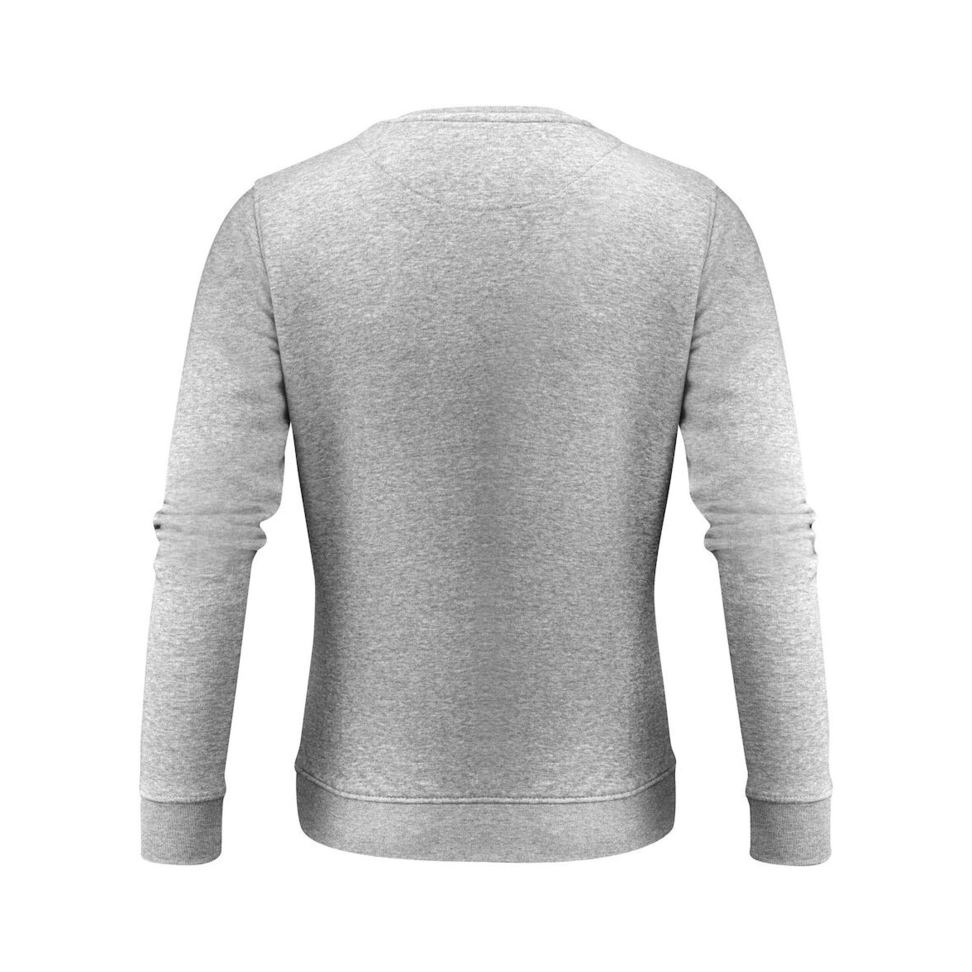 Grey Melange - Pack Shot - James Harvest Womens-Ladies Alder Crew Neck Sweatshirt