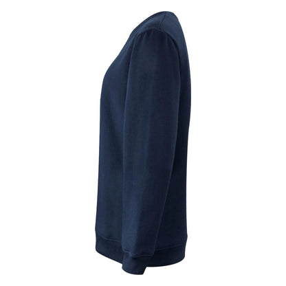Navy - Lifestyle - James Harvest Womens-Ladies Alder Crew Neck Sweatshirt