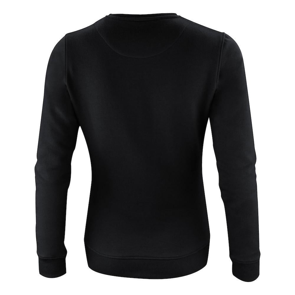 Black - Back - James Harvest Womens-Ladies Alder Crew Neck Sweatshirt