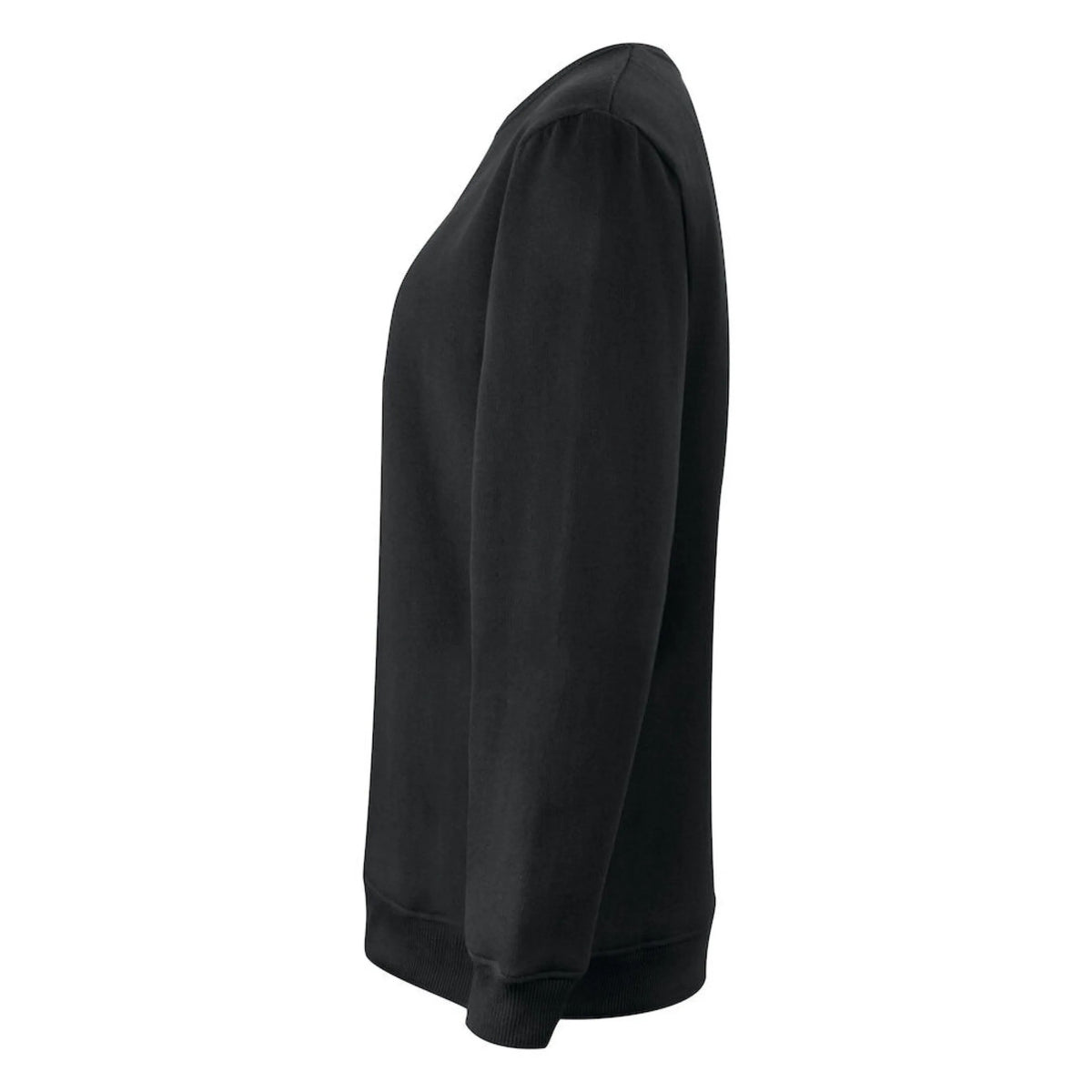 Black - Lifestyle - James Harvest Womens-Ladies Alder Crew Neck Sweatshirt