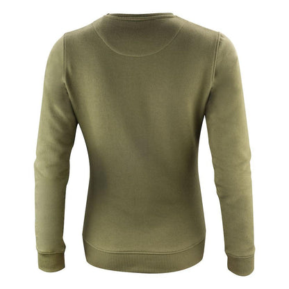 Moss Green - Back - James Harvest Womens-Ladies Alder Crew Neck Sweatshirt