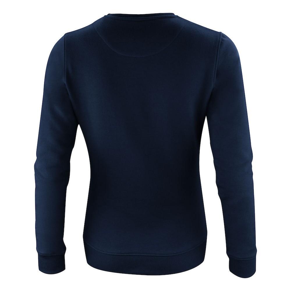 Navy - Back - James Harvest Womens-Ladies Alder Crew Neck Sweatshirt