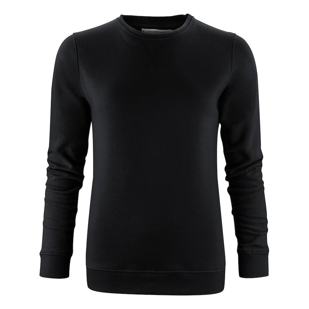Black - Front - James Harvest Womens-Ladies Alder Crew Neck Sweatshirt