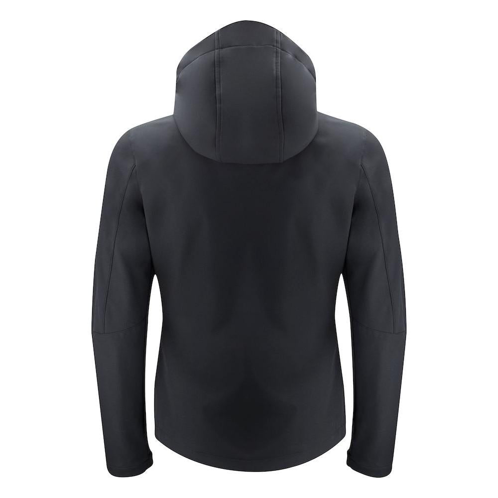 Black - Back - James Harvest Womens-Ladies Lodgetown Soft Shell Jacket