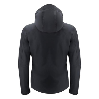 Black - Back - James Harvest Womens-Ladies Lodgetown Soft Shell Jacket