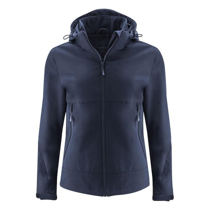 Navy - Front - James Harvest Womens-Ladies Lodgetown Soft Shell Jacket