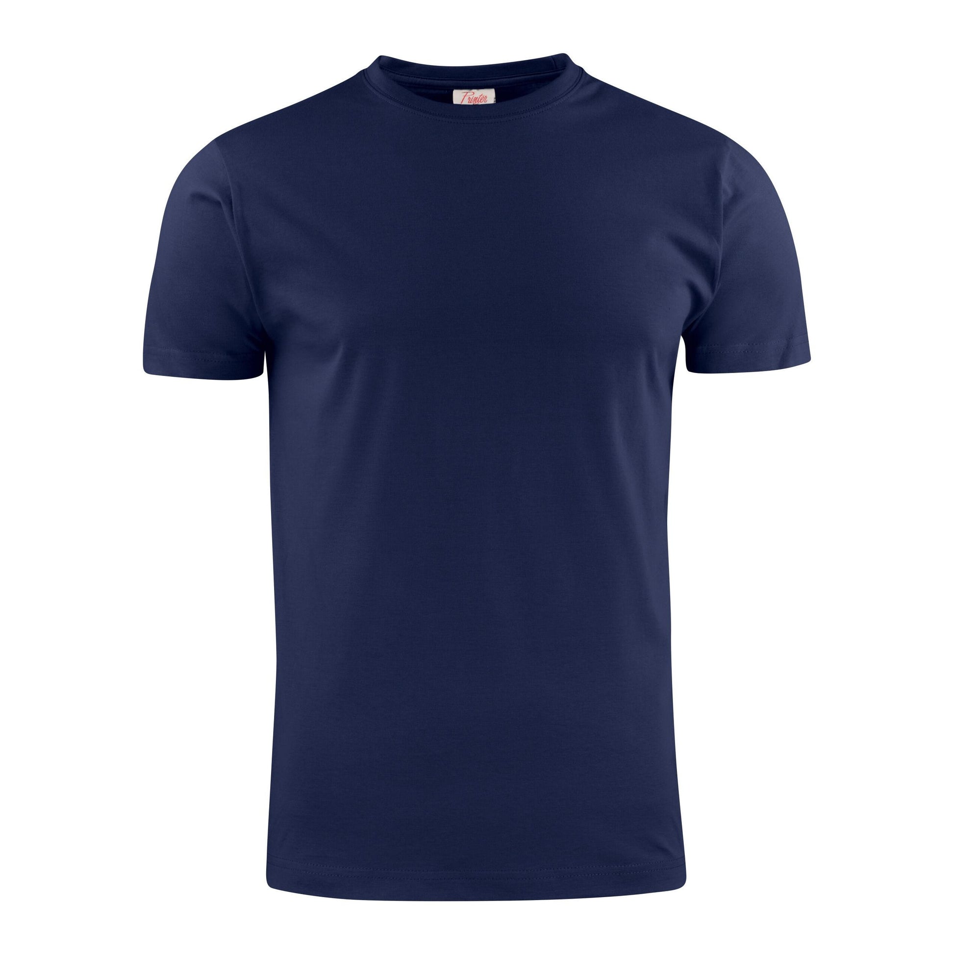 Dark Navy - Back - Printer Mens Rsx Lightweight T-Shirt