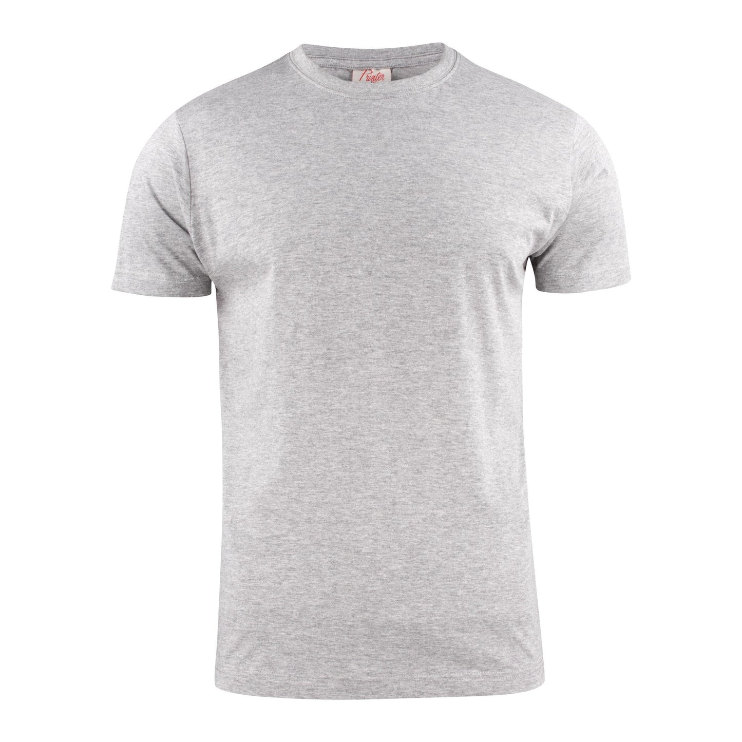 Grey Melange - Back - Printer Mens Rsx Lightweight T-Shirt