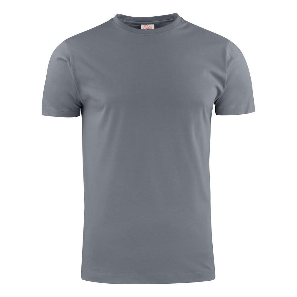 Steel Grey - Front - Printer Mens Rsx Lightweight T-Shirt