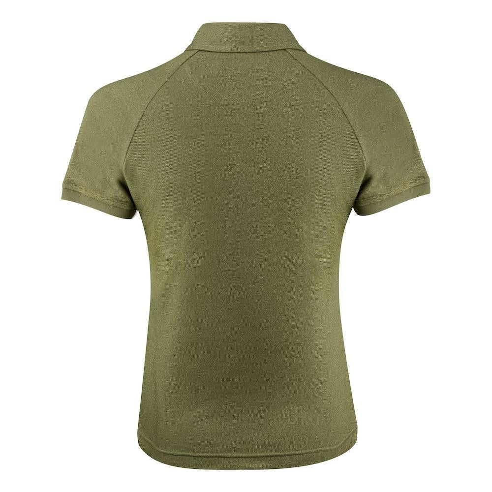 Moss Green - Back - Harvest Womens-Ladies Brookings Polo Shirt