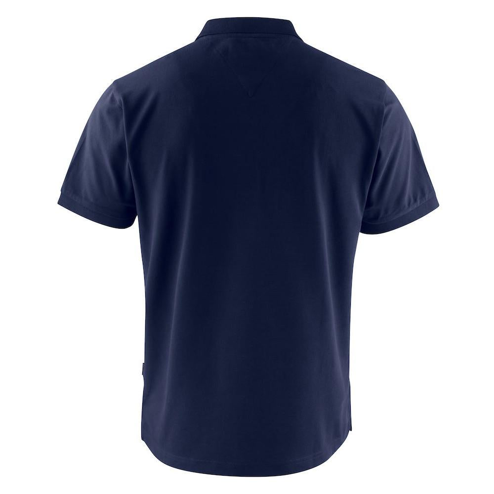 Navy - Back - James Harvest Mens Sunset Modern Polo Shirt
