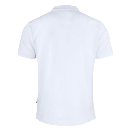 White - Back - James Harvest Mens Sunset Modern Polo Shirt