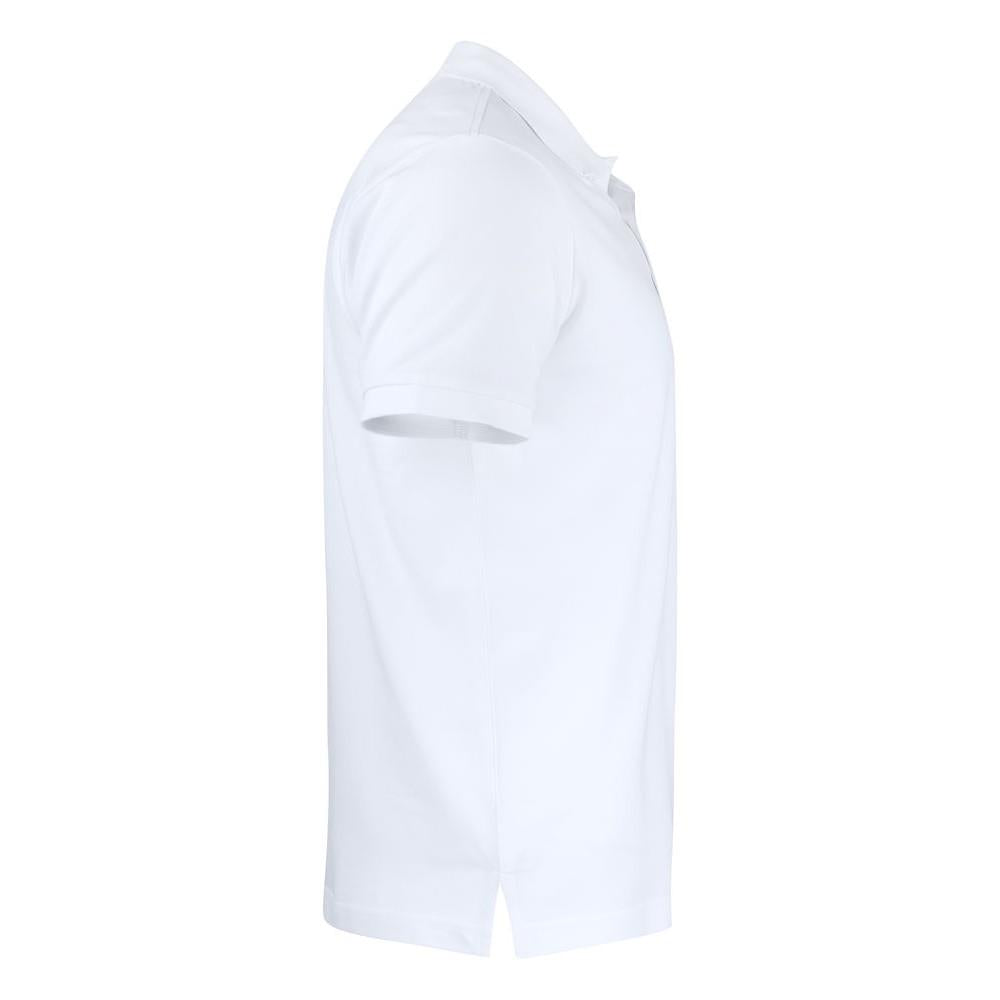 White - Side - James Harvest Mens Sunset Modern Polo Shirt